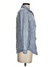 Rubbish 100% Rayon Blue Long Sleeve Button-Down Shirt Size S - photo 4