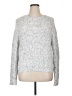Mi ami Tweed Silver Pullover Sweater Size XL - photo 1