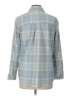 Casa Cabana Plaid Blue 3/4 Sleeve Blouse Size L - photo 2