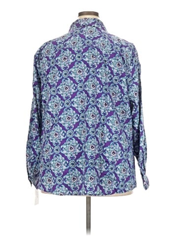 Foxcroft Long Sleeve Button-Down Shirt (view 2)
