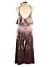 Very J Metallic Brown Jumpsuit Size L - photo 2
