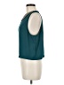 Audrey 3+1 100% Polyester Teal Sleeveless Blouse Size M - photo 5