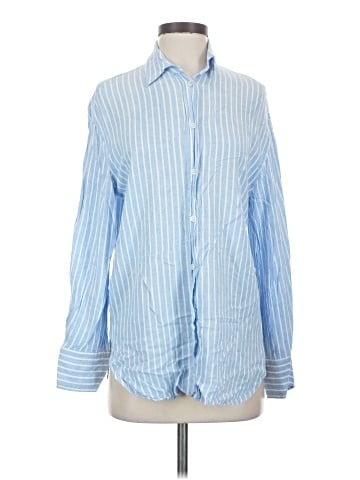 Zara Long Sleeve Button-Down Shirt (view 1)