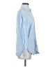Zara Stripes Blue Long Sleeve Button-Down Shirt Size XS - photo 4