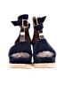 Chloé 100% Suede Blue Suede Lauren Espadrilles Size EU 37 - photo 2