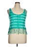 Nollie Teal Sleeveless Blouse Size XL - photo 1