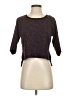Eyeshadow Animal Print Purple Pullover Sweater Size S - photo 1