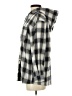 Shein 100% Polyester Plaid Gray Coat Size 4 - photo 5