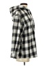 Shein 100% Polyester Plaid Gray Coat Size 4 - photo 4