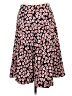 J.Crew 100% Polyester Print Red Casual Skirt Size 10 - photo 2