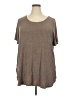 Apt. 9 Brown Long Sleeve Top Size 2X - photo 1