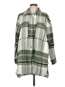 Banana Republic Plaid Green Coat Size L - photo 1