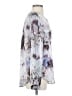 Chico's 100% Polyester Silver 3/4 Sleeve Blouse Size Med (1) - photo 4