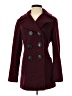 Bar III Burgundy Wool Coat Size S - photo 1