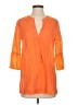 J.Crew Solid Orange 3/4 Sleeve Blouse Size XS - photo 1