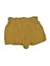New Look 100% Rayon Solid Gold Shorts Size S - photo 1