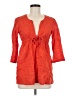 J.Crew Orange Kimono Size M (estimated) - photo 1