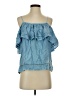 Style Envy 100% Rayon Blue Sleeveless Blouse Size S - photo 1
