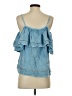 Style Envy 100% Rayon Blue Sleeveless Blouse Size S - photo 2
