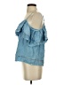 Style Envy 100% Rayon Blue Sleeveless Blouse Size S - photo 5