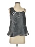 Free People 100% Polyester Silver Sleeveless Blouse Size XS - photo 1