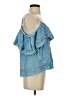 Style Envy 100% Rayon Blue Sleeveless Blouse Size S - photo 4