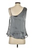 Free People 100% Polyester Silver Sleeveless Blouse Size XS - photo 2