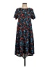 Lularoe Floral Blue Casual Dress Size S - photo 1