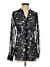 Express 100% Polyester Black Long Sleeve Blouse Size XS - photo 1