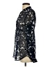 Express 100% Polyester Black Long Sleeve Blouse Size XS - photo 5