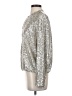 Zara Metallic Silver Gold Jacket Size S - photo 5