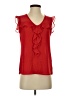 Express 100% Polyester Red Sleeveless Blouse Size XS - photo 1