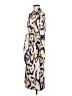 Unbranded 100% Polyester Print Gold Casual Dress Size 6 - photo 5