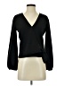TeXTURE & THREAD Madewell Black Long Sleeve Blouse Size XS - photo 1