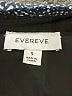 Evereve 100% Polyester Stars Blue Black Long Sleeve Blouse Size S - photo 7