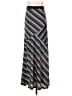 Bobeau Chevron-herringbone Silver Formal Skirt Size M - photo 2