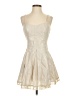 Waimari Metallic Ivory Cocktail Dress Size S - photo 1