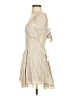 Waimari Metallic Ivory Cocktail Dress Size S - photo 5