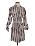 Express Stripes Ivory Casual Dress Size XS - photo 1