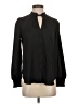 Black Tape_ 100% Polyester Black Long Sleeve Blouse Size XS - photo 1