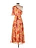 Taylor Orange Cocktail Dress Size 6 - photo 2