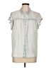 Rails Blue Sleeveless Button-Down Shirt Size L - photo 1