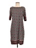 R&K Argyle Black Casual Dress Size M - photo 1