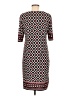 R&K Argyle Black Casual Dress Size M - photo 2