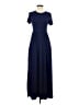 Unbranded Solid Blue Casual Dress Size S - photo 1
