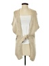 Theory 100% Cotton Tan Cardigan Size 00 - 0 - photo 1