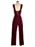 Lulus 100% Polyester Solid Burgundy Jumpsuit Size XS - photo 2