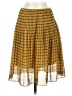 Max Studio 100% Polyester Print Yellow Casual Skirt Size XS - photo 1