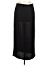 Inclinations Solid Black Casual Skirt Size M (petite) - photo 2