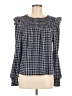 Ann Taylor LOFT Gray Long Sleeve Blouse Size M - photo 1